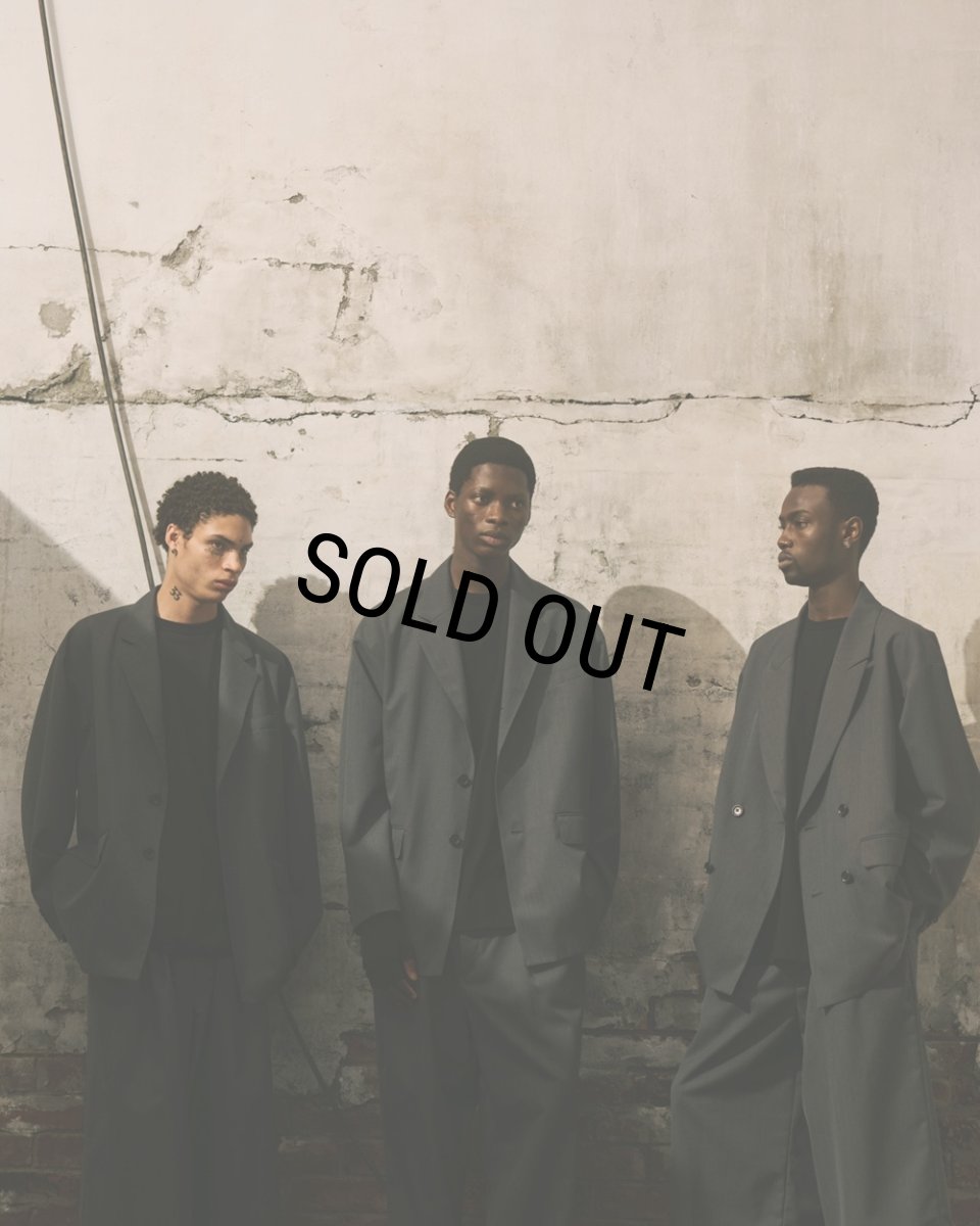 画像6: COOTIE PRODUCTIONS/T/W Saxony Double Breasted Jacket（Gray）［ダブルブレステッドJKT-25秋冬］ (6)