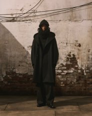 画像14: COOTIE PRODUCTIONS/Wool Melton Double Breasted Jedi Coat（Black）［ウールメルトンダブルブレステッドジェダイコート-25秋冬］ (14)