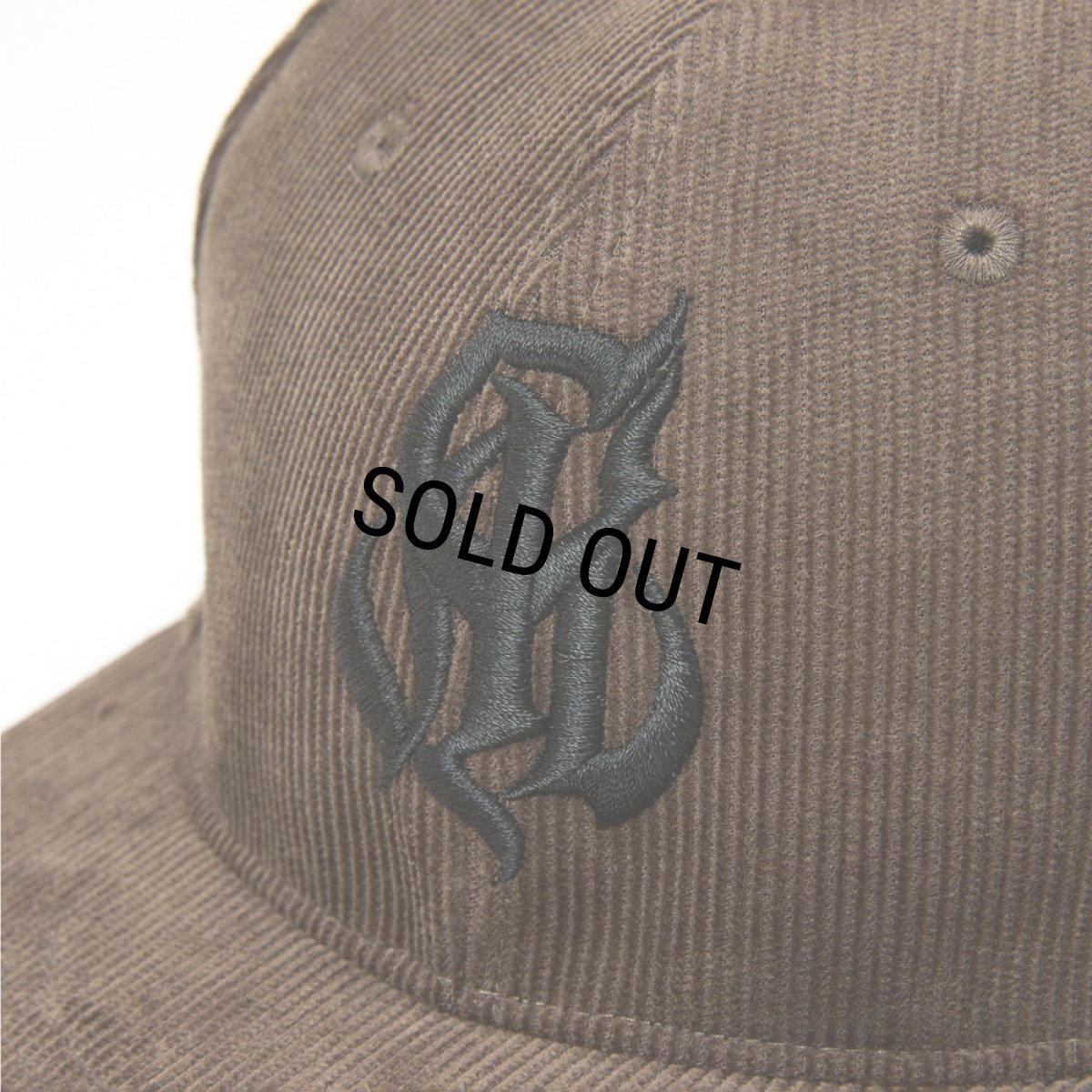 画像6: CALEE/CAL NT LOGO CORDUROY BB CAP（各色）［コーデュロイB.Bキャップ-25秋冬］ (6)