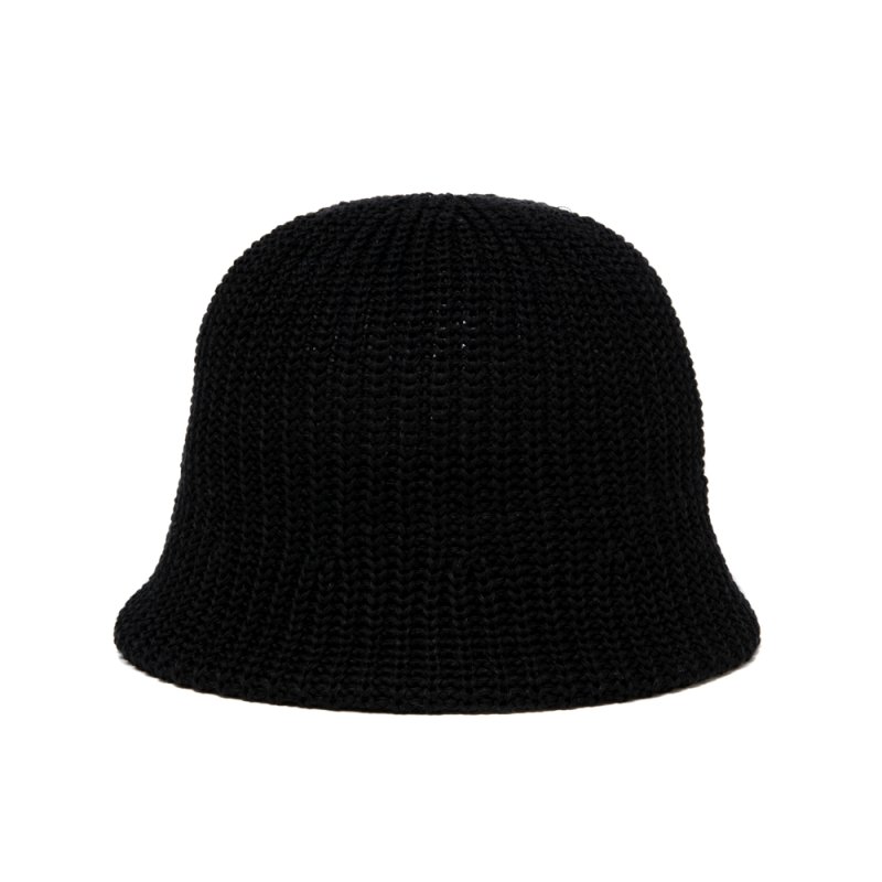 画像1: COOTIE PRODUCTIONS/Knit Crusher Hat（Black）［ニットクラッシャーハット-25秋冬］