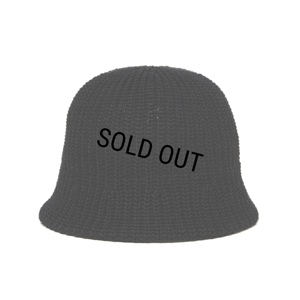 画像1: COOTIE PRODUCTIONS/Knit Crusher Hat（Black）［ニットクラッシャーハット-25秋冬］ (1)