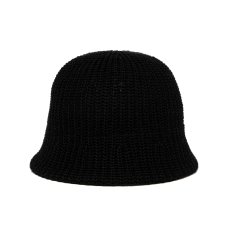 画像1: COOTIE PRODUCTIONS/Knit Crusher Hat（Black）［ニットクラッシャーハット-25秋冬］ (1)