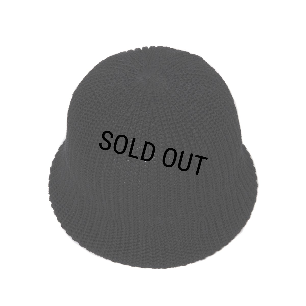 画像2: COOTIE PRODUCTIONS/Knit Crusher Hat（Black）［ニットクラッシャーハット-25秋冬］ (2)