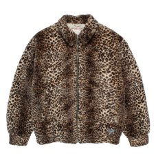 画像1: WACKO MARIA/MCGREGOR / LEOPARD FAUX FUR ANTI-FREEZE JACKET（BEIGE）［レオパードファーアンチフリーズJKT-25秋冬］ (1)