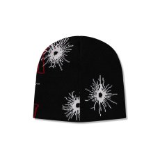 画像2: BlackEyePatch/GUNSHOT SINGLE BEANIE（BLACK） (2)