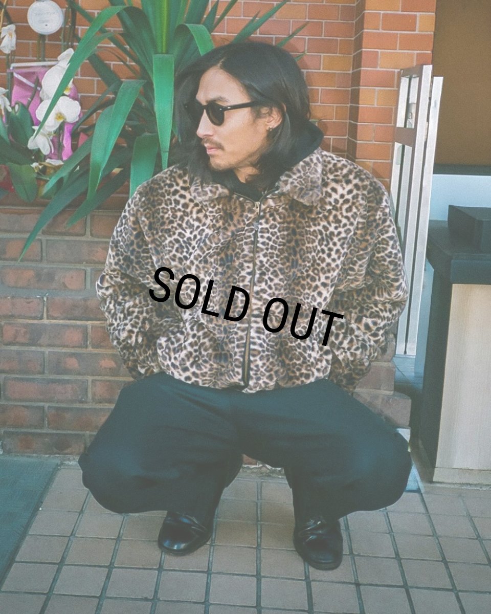 画像5: WACKO MARIA/MCGREGOR / LEOPARD FAUX FUR ANTI-FREEZE JACKET（BEIGE）［レオパードファーアンチフリーズJKT-25秋冬］ (5)