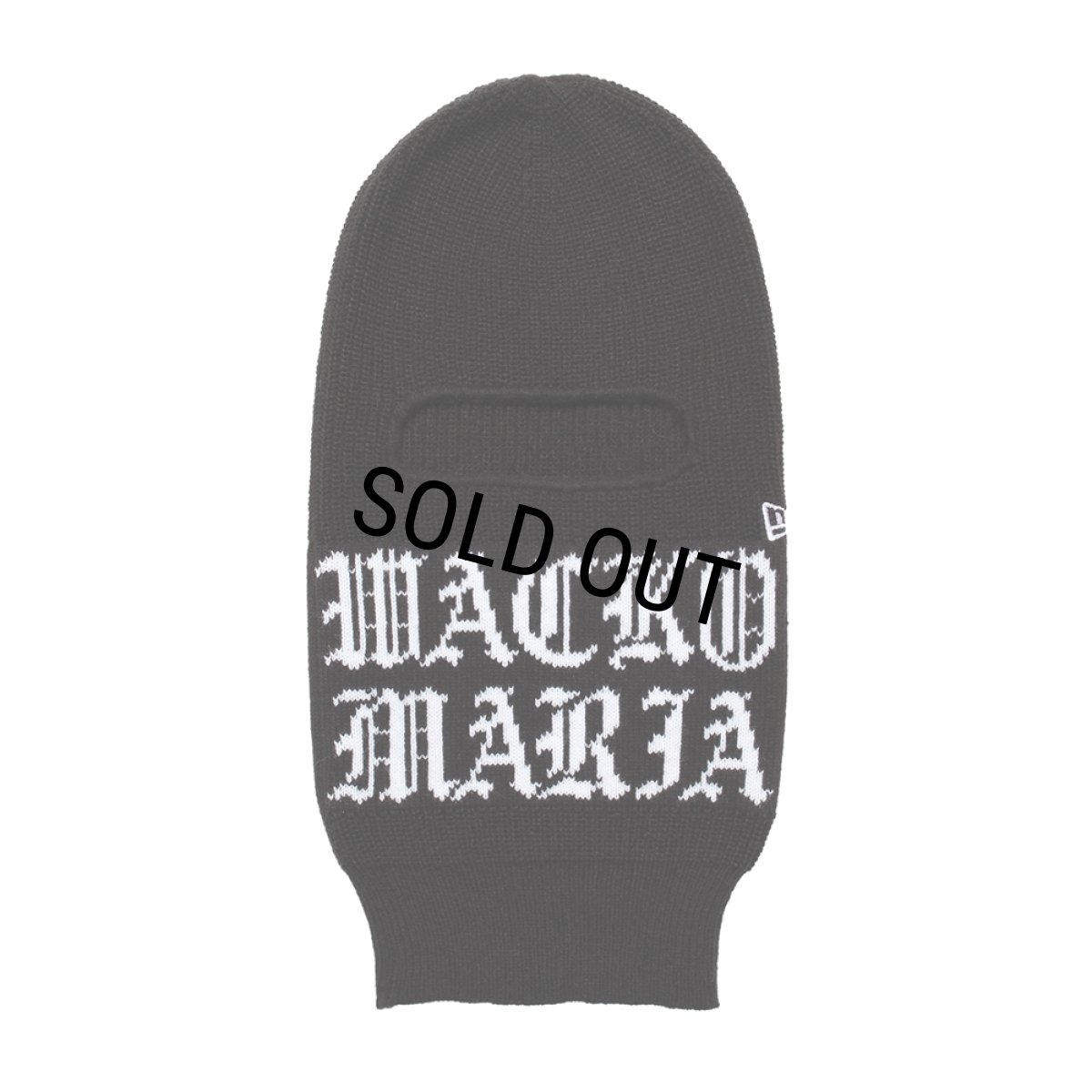 画像1: WACKO MARIA/NEW ERA / JACQUARD KNIT BALACLAVA（BLACK）［ジャガードニットバラクラバ-25秋冬］ (1)