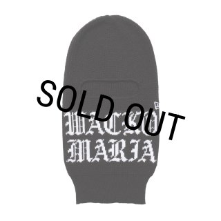 WACKO MARIA/NEW ERA / JACQUARD KNIT BALACLAVA(BLACK)[ジャガード WACKO MARIA/NEW ERA / JACQUARD KNIT BALACLAVA(BLACK)[ジャガード