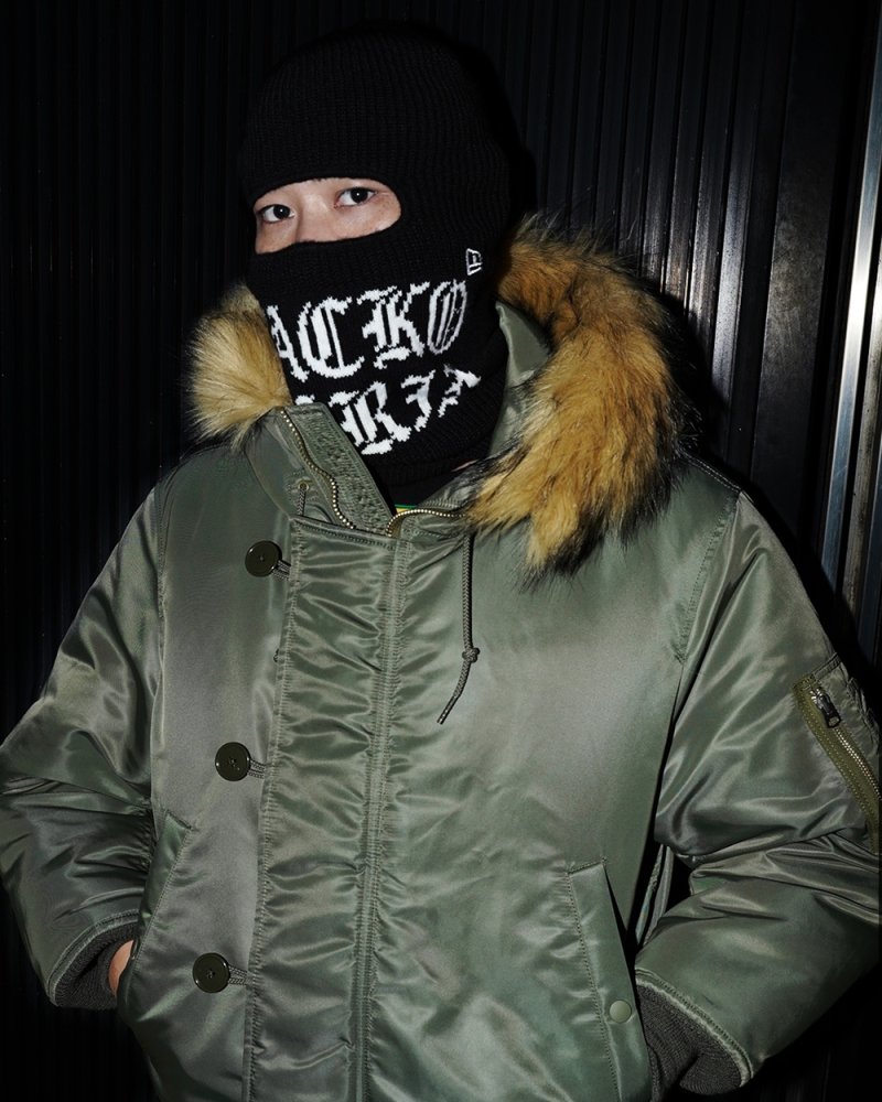 画像3: WACKO MARIA/NEW ERA / JACQUARD KNIT BALACLAVA（BLACK）［ジャガードニットバラクラバ-25秋冬］