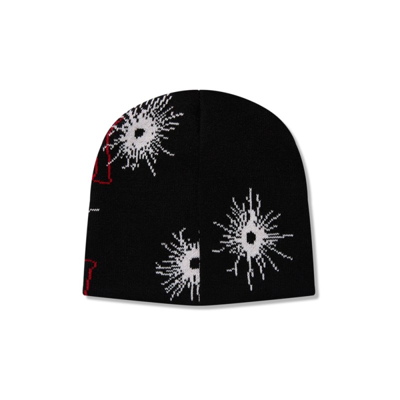画像2: BlackEyePatch/GUNSHOT SINGLE BEANIE（BLACK）