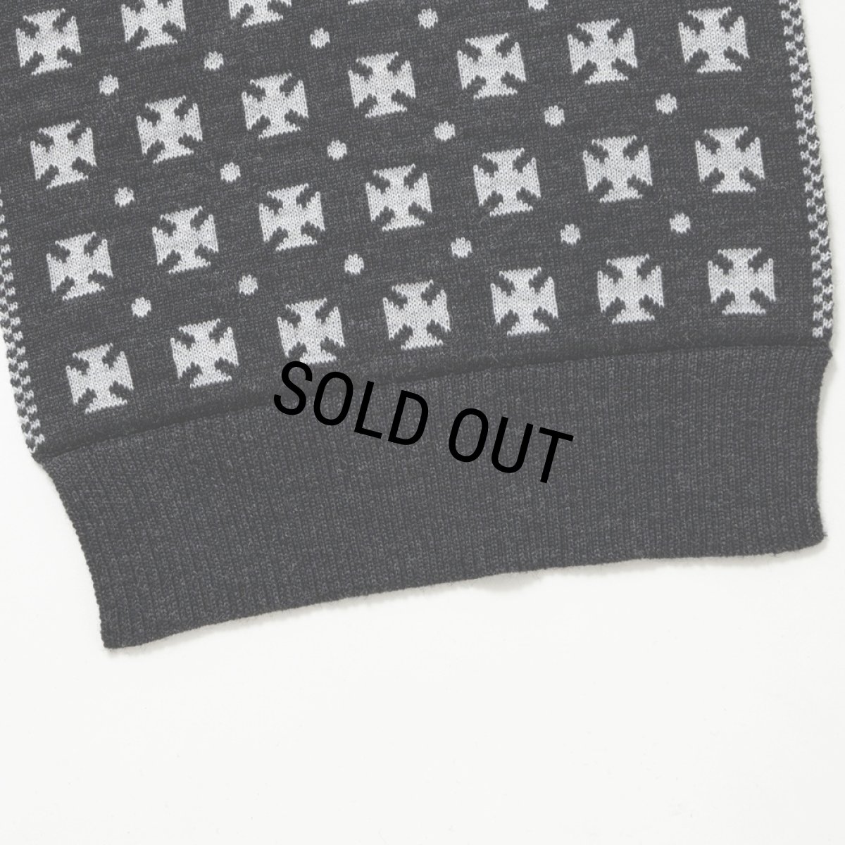 画像5: RATS/GERMAN CROSS MUFFLER（BLACK）［ジャーマンクロスマフラー-25秋冬］ (5)