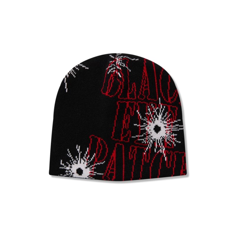 画像1: BlackEyePatch/GUNSHOT SINGLE BEANIE（BLACK）