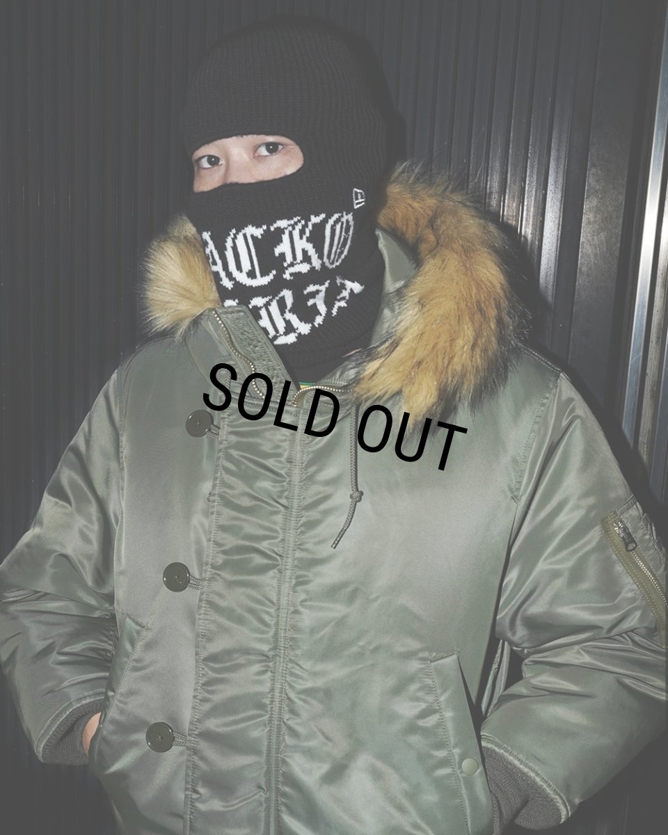 画像4: WACKO MARIA/NEW ERA / JACQUARD KNIT BALACLAVA（BLACK）［ジャガードニットバラクラバ-25秋冬］ (4)