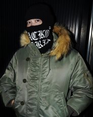 画像4: WACKO MARIA/NEW ERA / JACQUARD KNIT BALACLAVA（BLACK）［ジャガードニットバラクラバ-25秋冬］ (4)