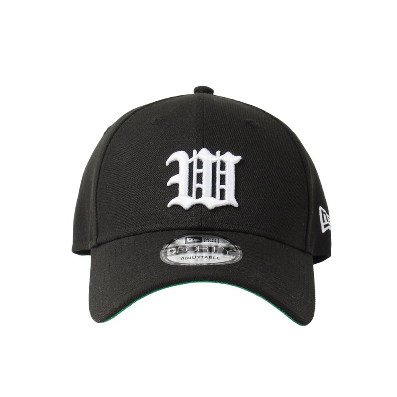 画像1: WACKO MARIA/NEW ERA / 9FORTY（BLACK/WHITE）［9FORTYキャップ-25秋冬］