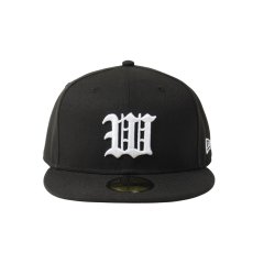 画像1: WACKO MARIA/NEW ERA / 59FIFTY（BLACK/WHITE）［59FIFTYキャップ-25秋冬］ (1)