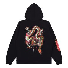 画像2: BlackEyePatch/UE SKULL MONEY DRAGON ZIP HOODIE（BLACK） (2)