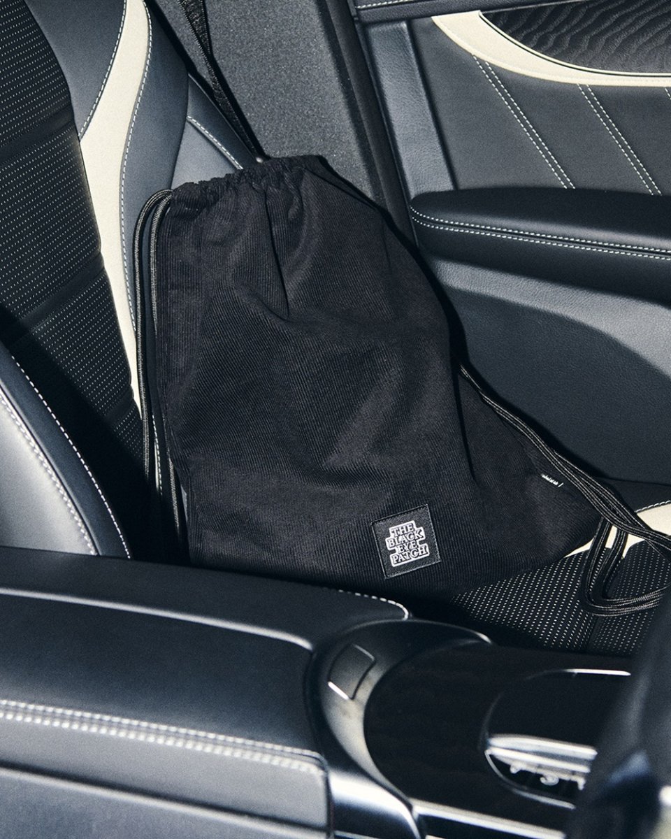 画像3: BlackEyePatch/OG LABEL CORDUROY GYM BAG（BLACK） (3)