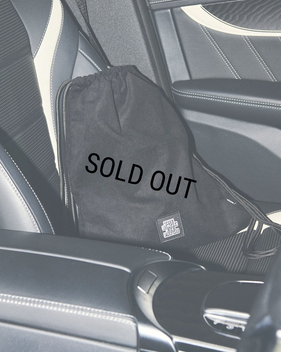 画像3: BlackEyePatch/OG LABEL CORDUROY GYM BAG（BLACK） (3)