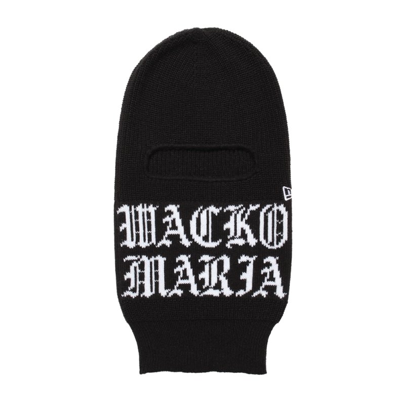 画像1: WACKO MARIA/NEW ERA / JACQUARD KNIT BALACLAVA（BLACK）［ジャガードニットバラクラバ-25秋冬］