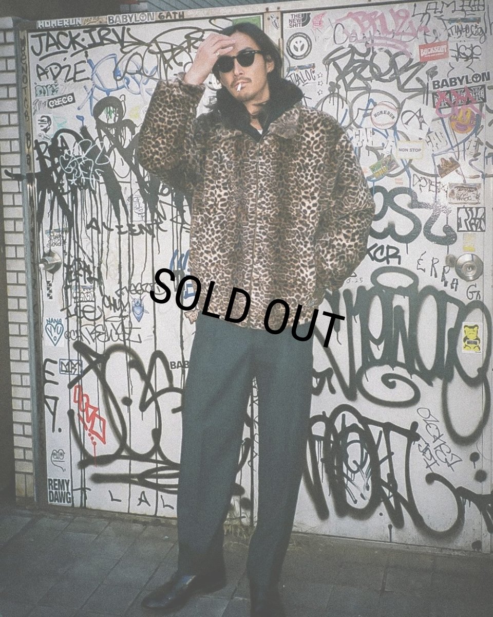 画像4: WACKO MARIA/MCGREGOR / LEOPARD FAUX FUR ANTI-FREEZE JACKET（BEIGE）［レオパードファーアンチフリーズJKT-25秋冬］ (4)