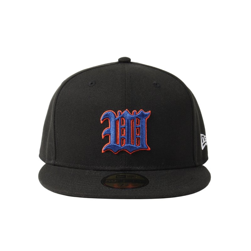 画像1: WACKO MARIA/NEW ERA / 59FIFTY（BLACK/BLUE）［59FIFTYキャップ-25秋冬］