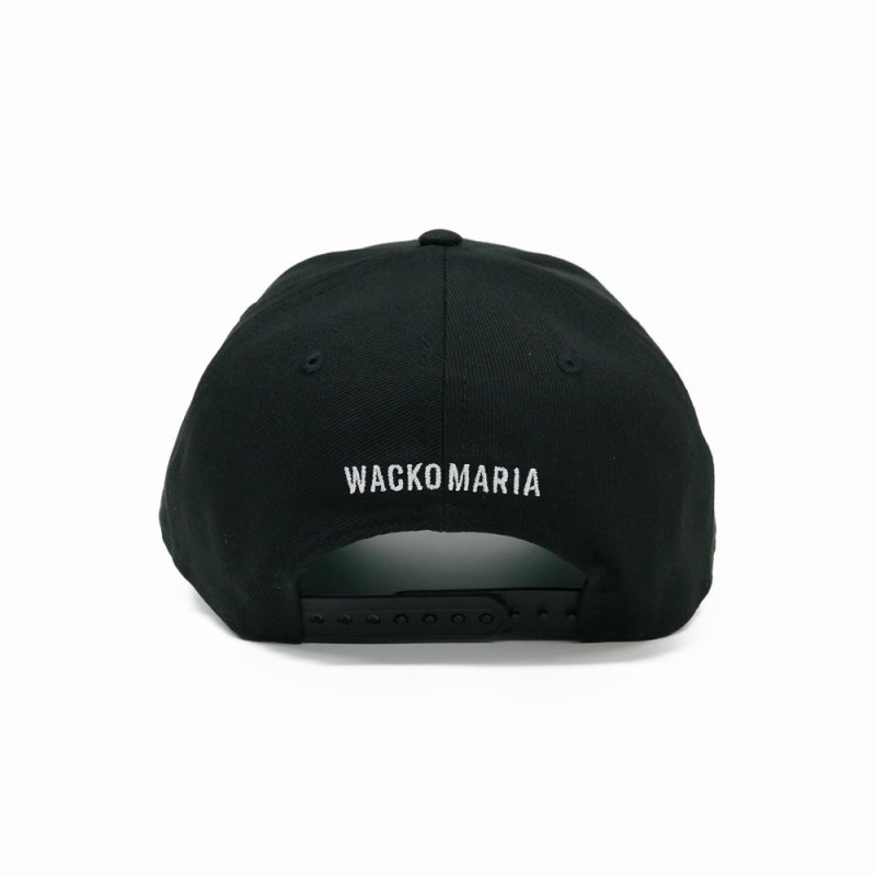 画像2: WACKO MARIA/NEW ERA / 9FORTY（BLACK/WHITE）［9FORTYキャップ-25秋冬］