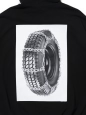 画像5: COOTIE PRODUCTIONS/Sweat Zip Hoodie（Tire with Chains）（Black）［スウェットジップフーディー-25秋冬］ (5)