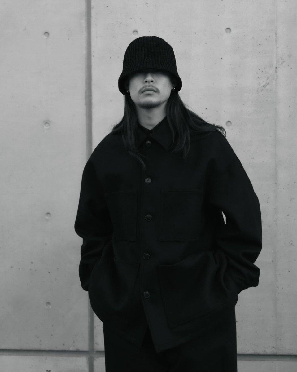 画像3: COOTIE PRODUCTIONS/Knit Crusher Hat（Black）［ニットクラッシャーハット-26春夏］ (3)