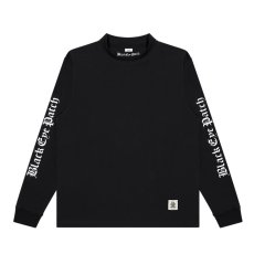 画像1: BlackEyePatch/OE LOGO MOCK NECK L/S TEE（BLACK） (1)