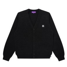 画像1: BlackEyePatch/OG LABEL MOHAIR CARDIGAN（BLACK） (1)