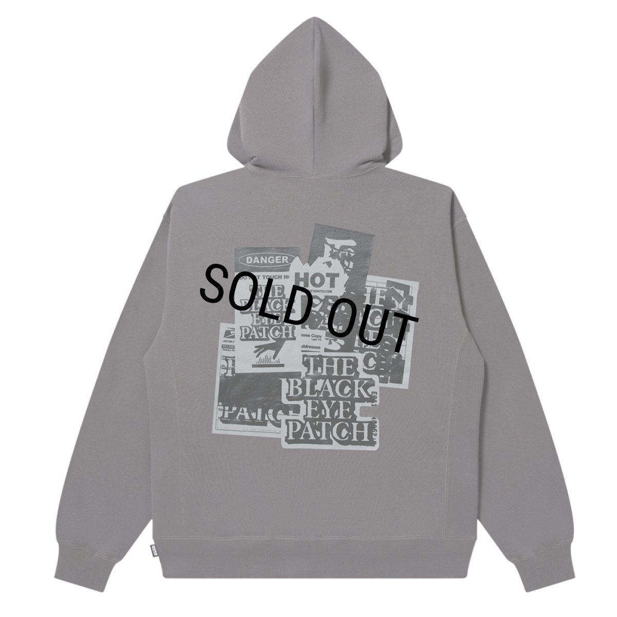画像1: BlackEyePatch/GRAYSCALE LABEL PACK HOODIE（CHARCOAL） (1)