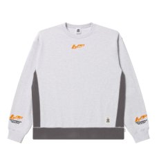 画像2: BlackEyePatch/MEDIA PLAYER LOGO CREW SWEAT（ASH） (2)