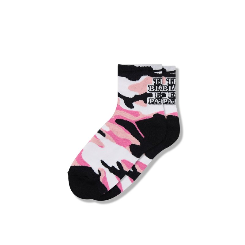画像1: BlackEyePatch/OG LABEL CAMO SOCKS（PINK CAMO）