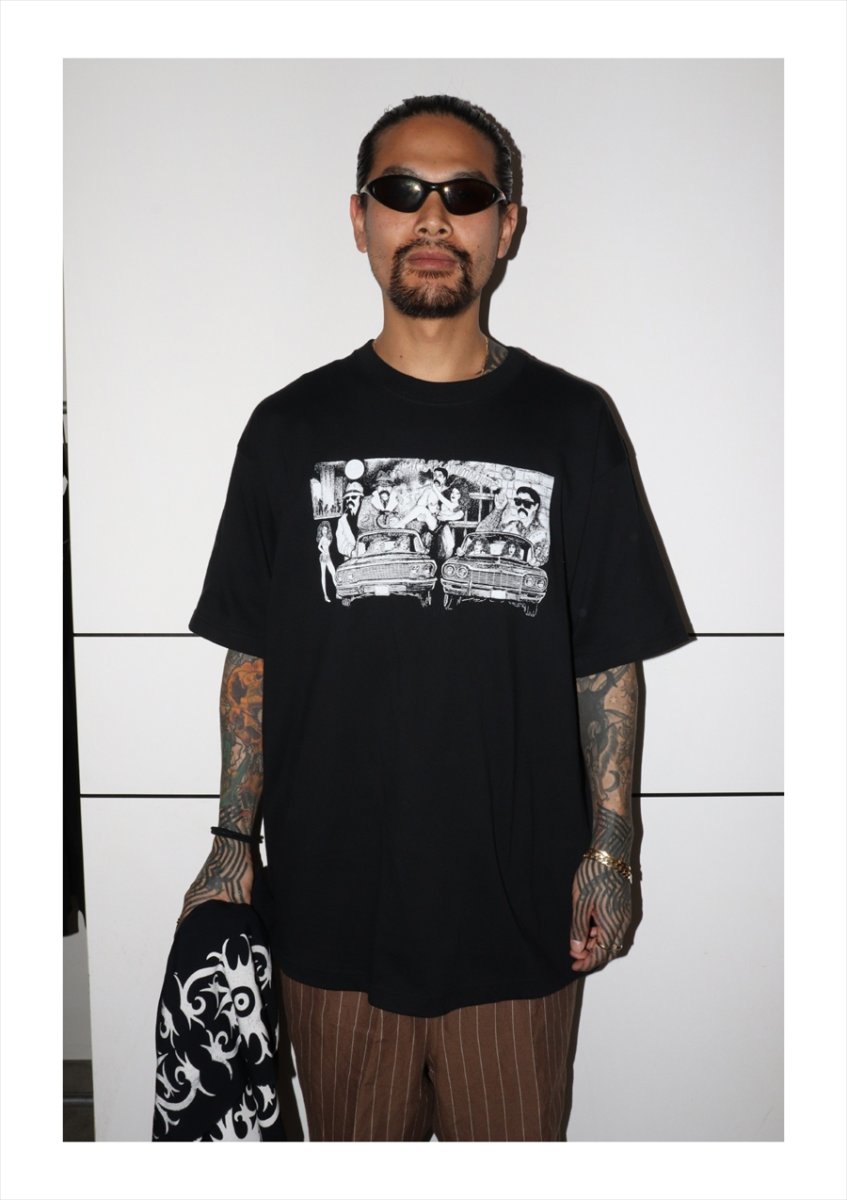 画像6: exodus/RAYON/HEMP PINSTRIPE EASY PANTS（BROWN/WHITE）［ピンストライプイージーパンツ-25秋冬］ (6)