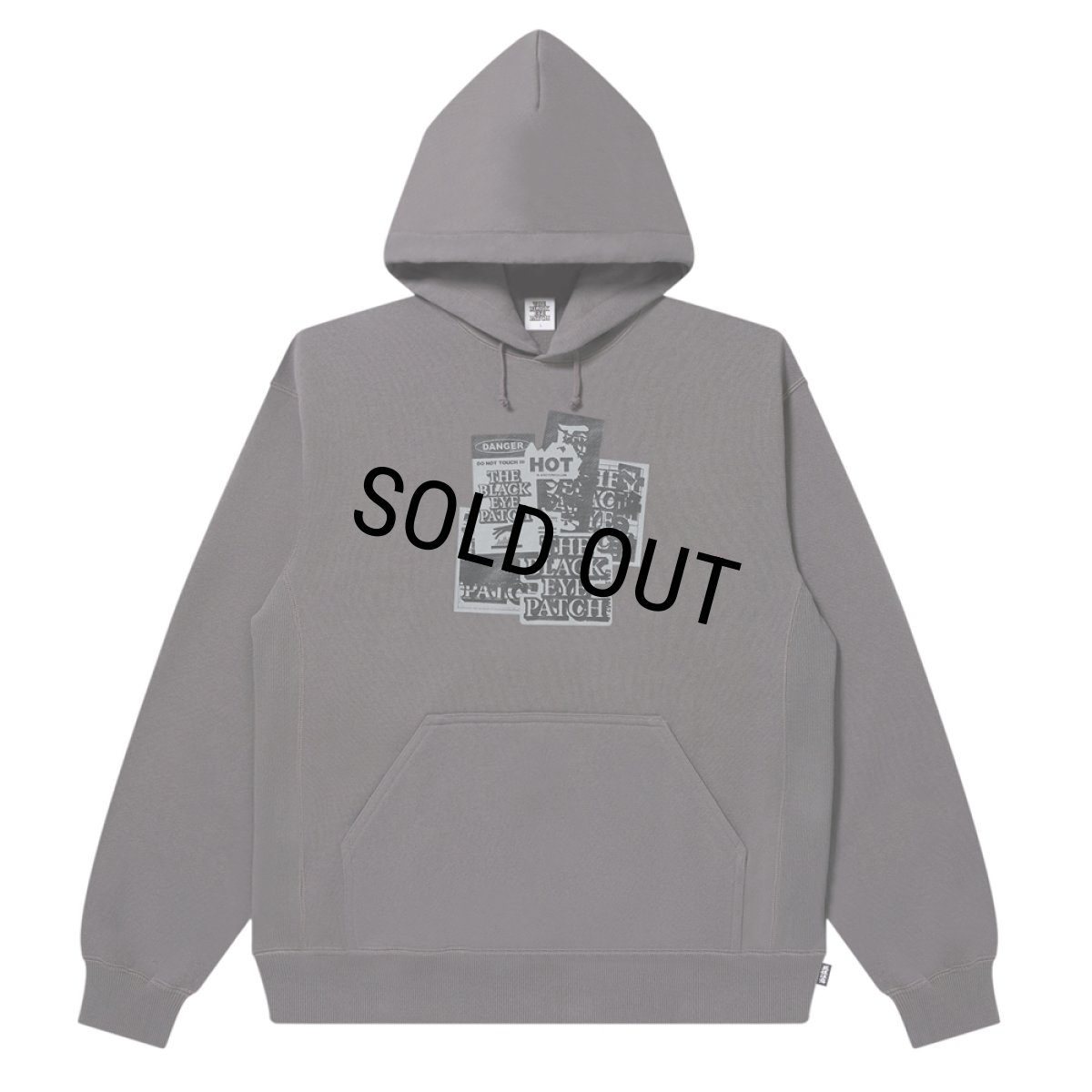 画像2: BlackEyePatch/GRAYSCALE LABEL PACK HOODIE（CHARCOAL） (2)