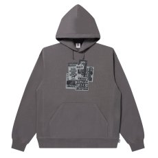 画像2: BlackEyePatch/GRAYSCALE LABEL PACK HOODIE（CHARCOAL） (2)