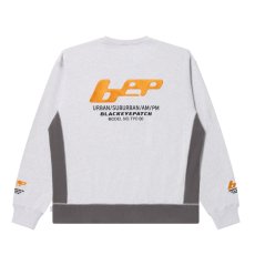 画像1: BlackEyePatch/MEDIA PLAYER LOGO CREW SWEAT（ASH） (1)