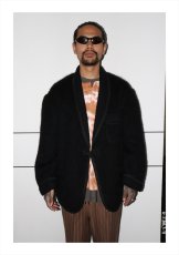 画像5: exodus/RAYON/HEMP PINSTRIPE EASY PANTS（BROWN/WHITE）［ピンストライプイージーパンツ-25秋冬］ (5)