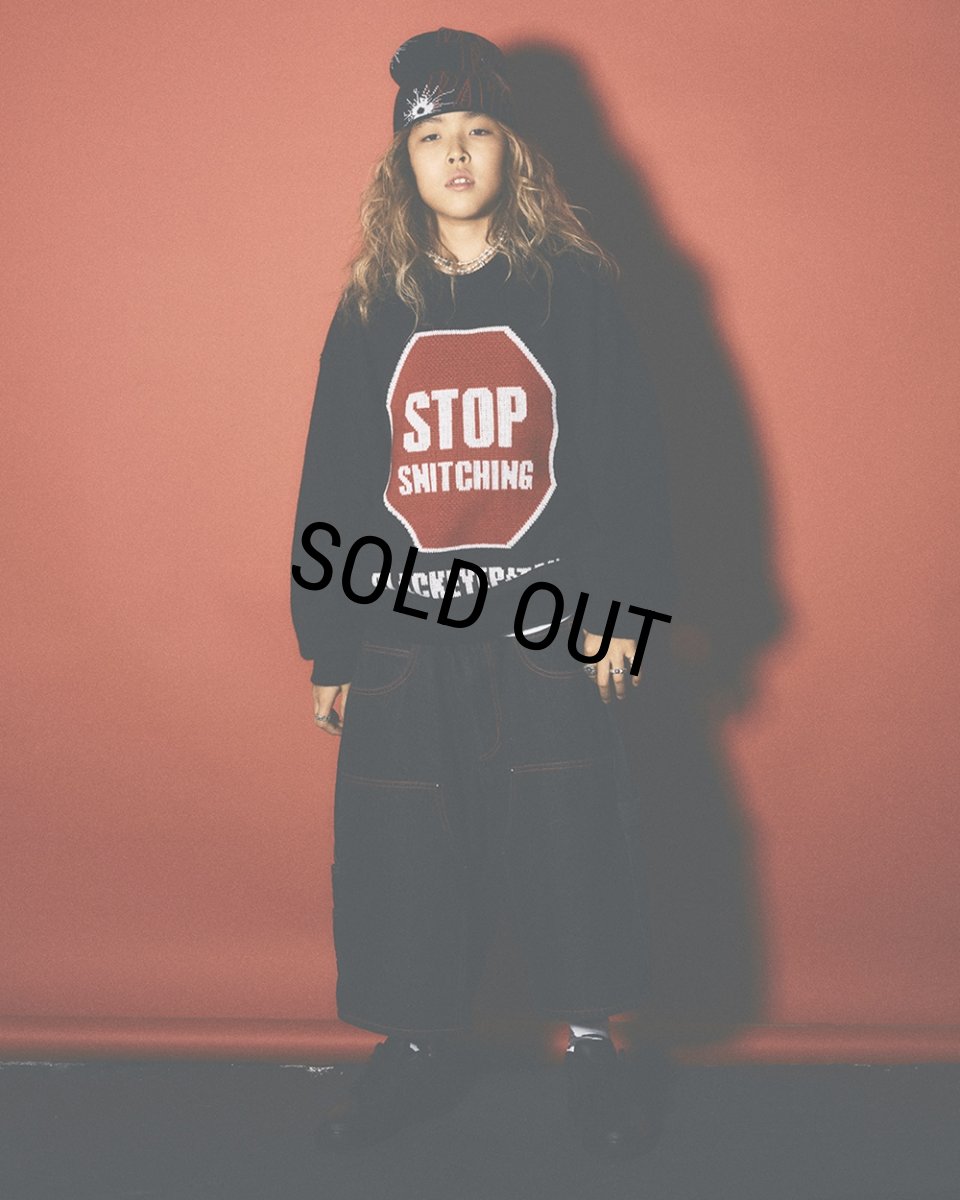 画像3: BlackEyePatch/GUNSHOT SINGLE BEANIE（BLACK） (3)