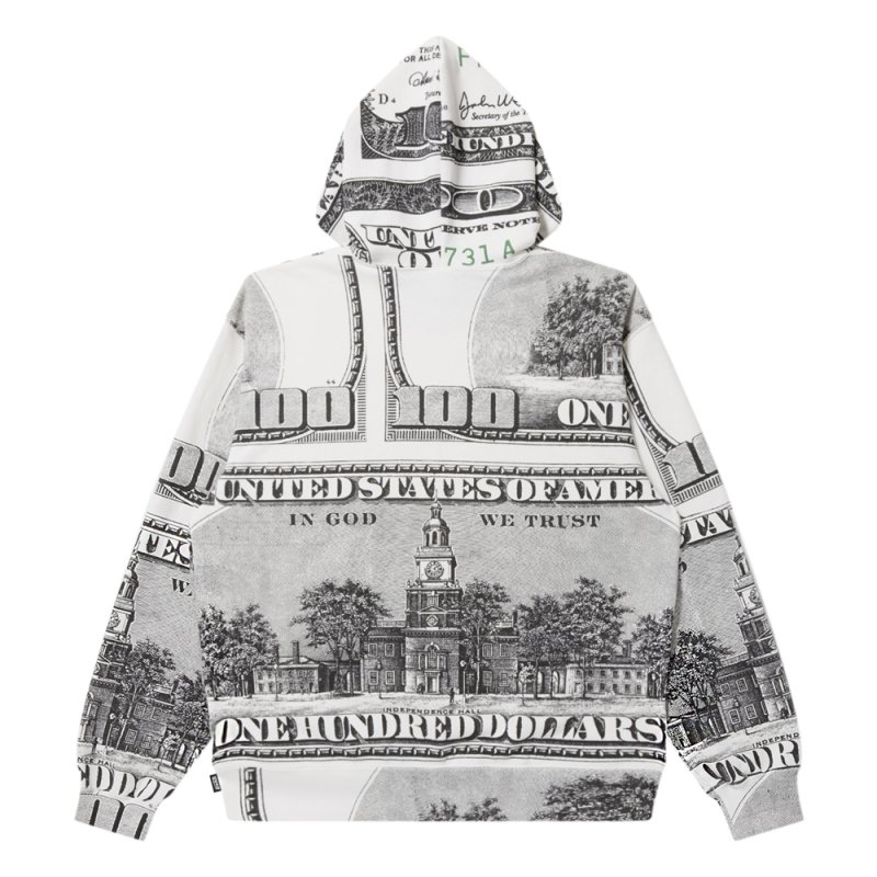 画像2: BlackEyePatch/SMALL OG HUNDREDS PATTERNED HOODIE（MULTI）