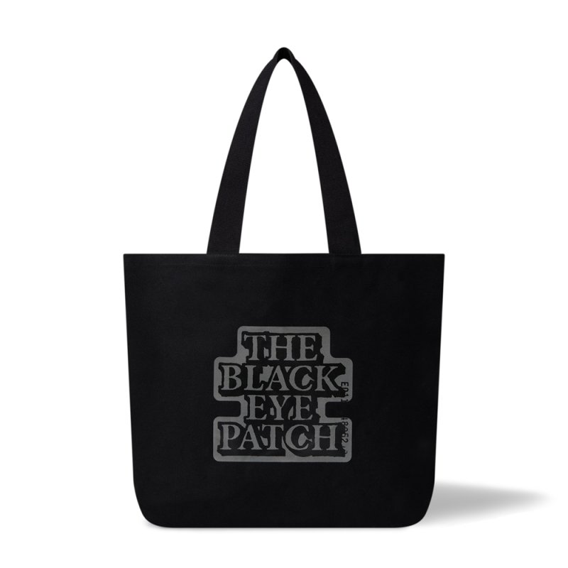 画像1: BlackEyePatch/REFLECTIVE OG LABEL LARGE TOTE（BLACK）
