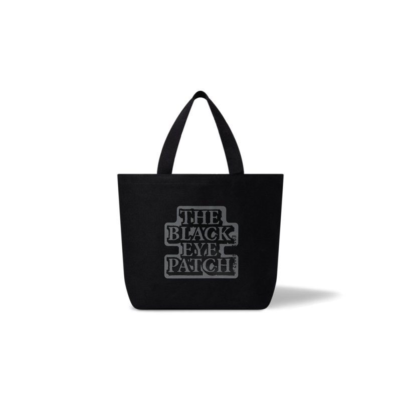 画像1: BlackEyePatch/REFLECTIVE OG LABEL MEDIUM TOTE（BLACK）