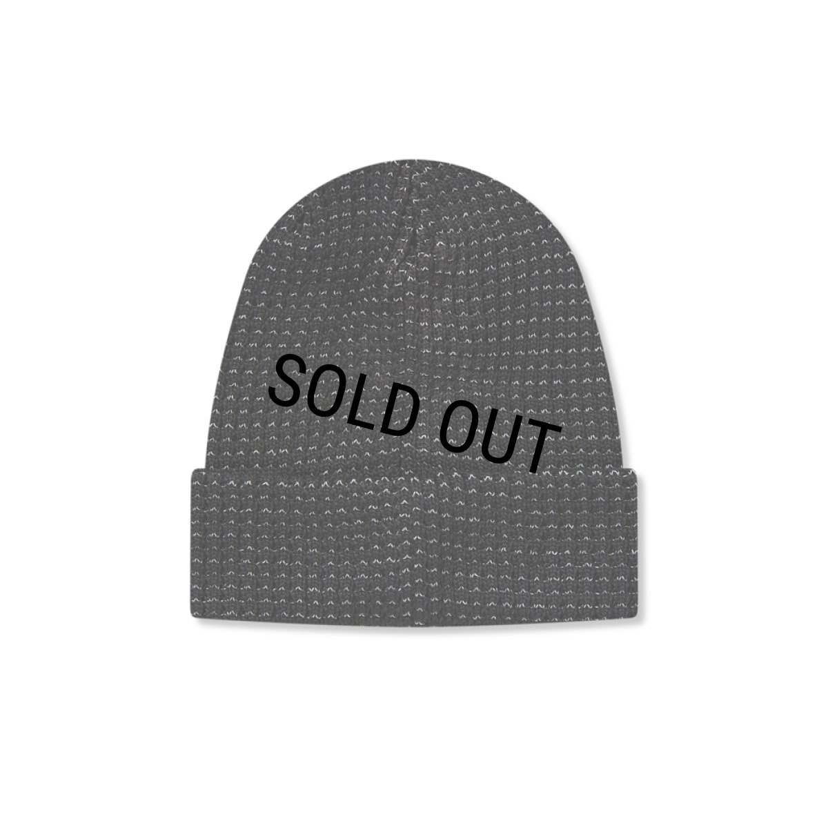 画像2: BlackEyePatch/OG LABEL REFLECTOR WOVEN BEANIE（BLACK） (2)