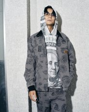 画像3: BlackEyePatch/SMALL OG HUNDREDS PATTERNED HOODIE（MULTI） (3)