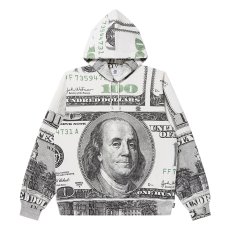 画像1: BlackEyePatch/SMALL OG HUNDREDS PATTERNED HOODIE（MULTI） (1)