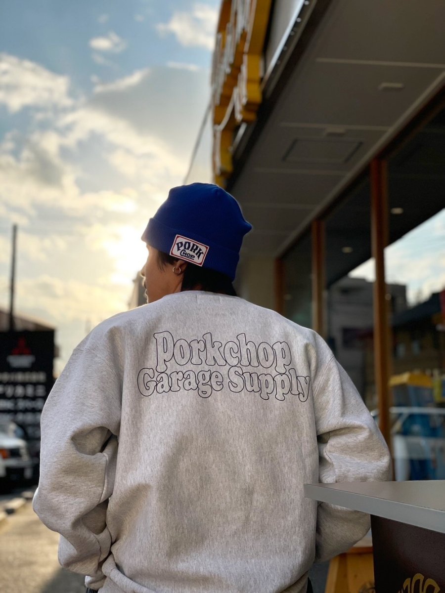 画像7: PORKCHOP/80's CALIF SWEAT（ASH）［80'sカリフォルニアスウェット-25秋冬］ (7)
