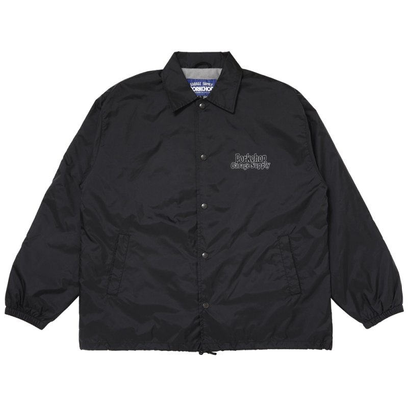 画像1: PORKCHOP/80's CALIF COACH JKT（BLACK）［80'sカリフォルニアコーチJKT-25秋冬］