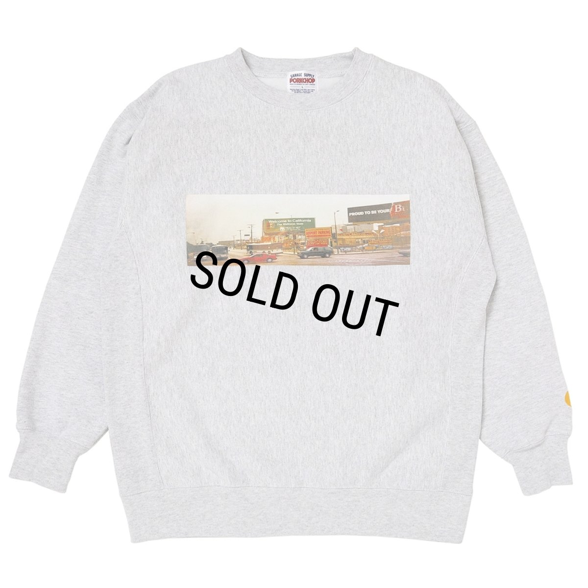 画像1: PORKCHOP/80's CALIF SWEAT（ASH）［80'sカリフォルニアスウェット-25秋冬］ (1)