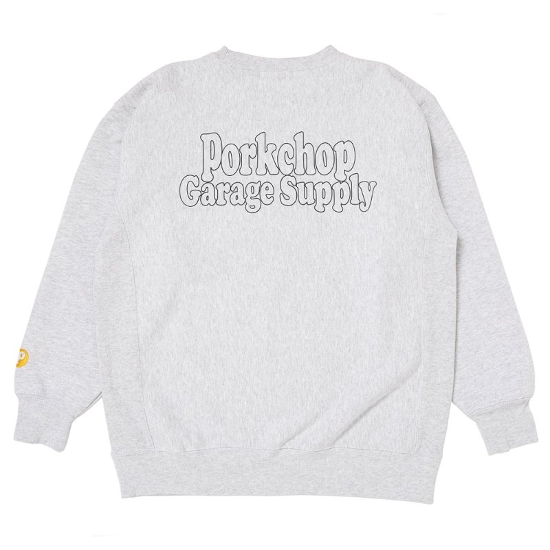 画像2: PORKCHOP/80's CALIF SWEAT（ASH）［80'sカリフォルニアスウェット-25秋冬］